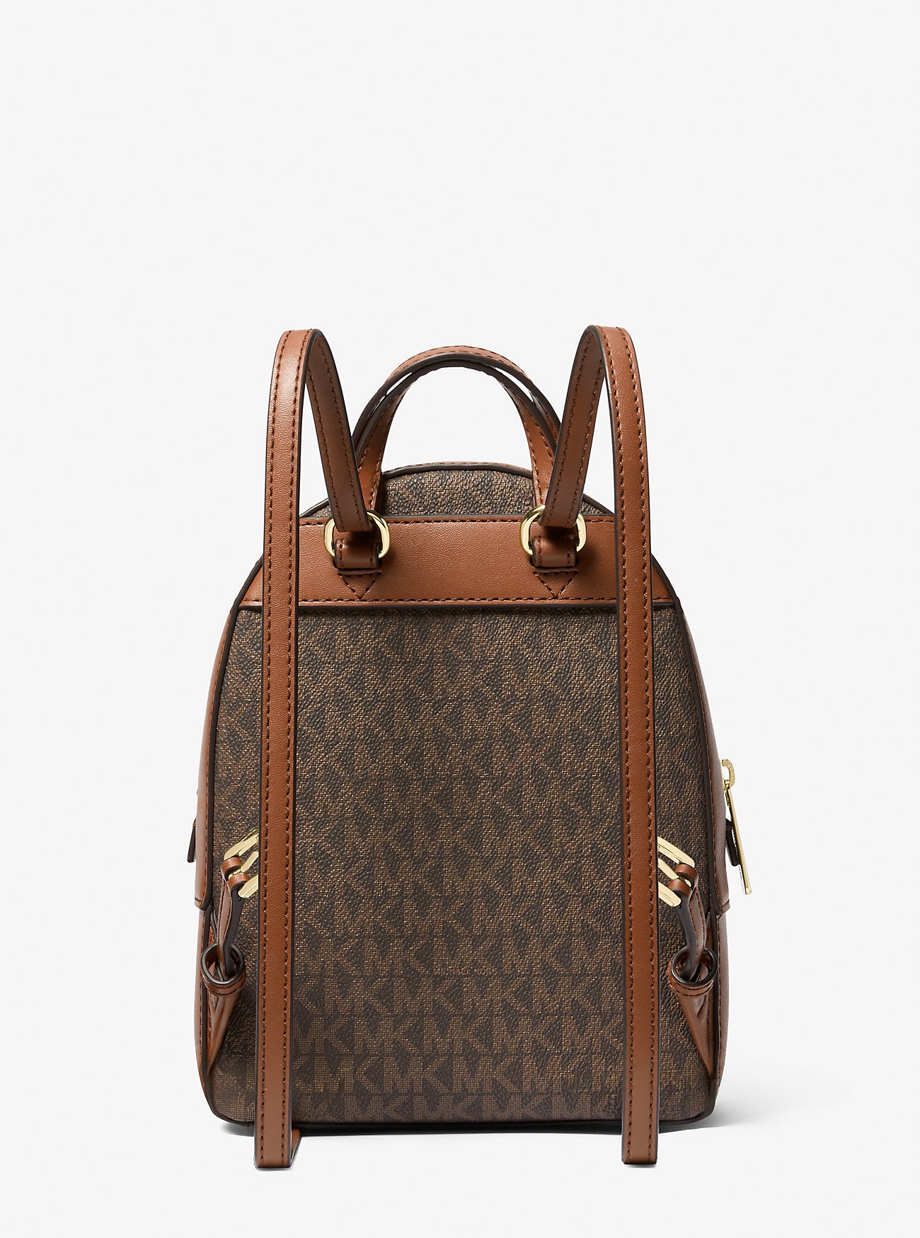 [INCOMING ETA 30 DAYS] Michael Kors Jaycee XS Convertible Zip Pocket Backpack in Signature Brown (35T2G8TB1B)