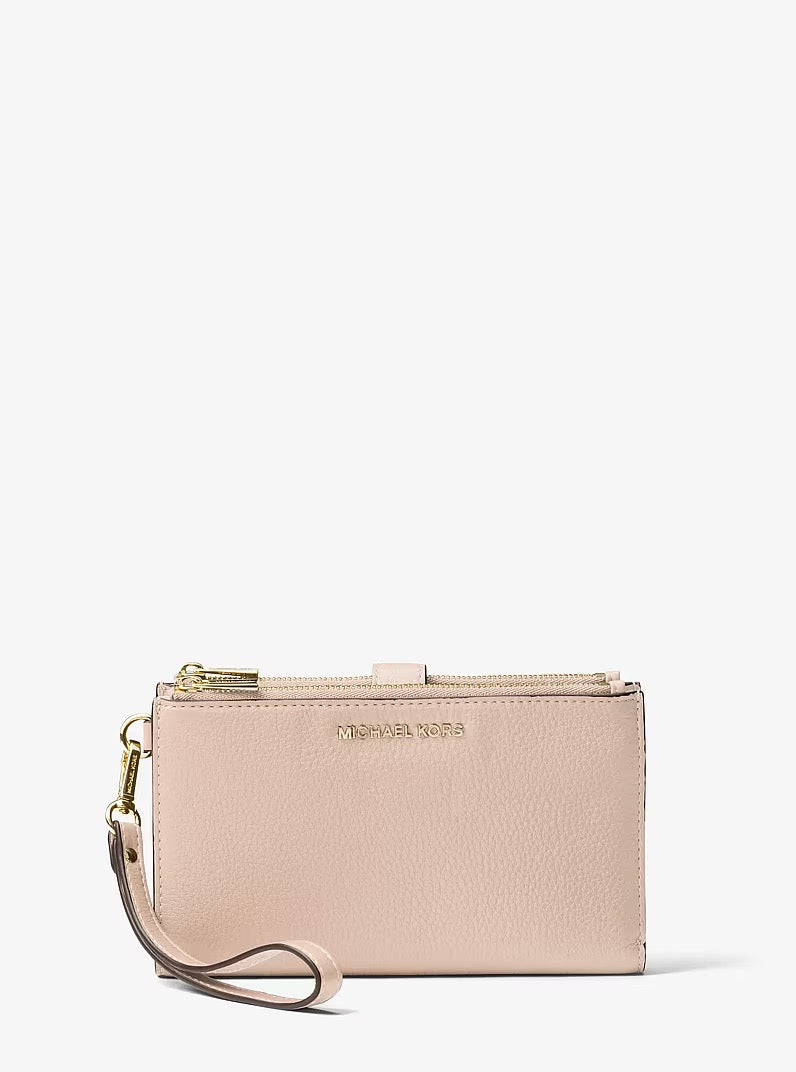 [READY STOCK MY] Michael Kors Jet Set Double Zip Wristlet in Soft Pink (32T7GAFW4L)
