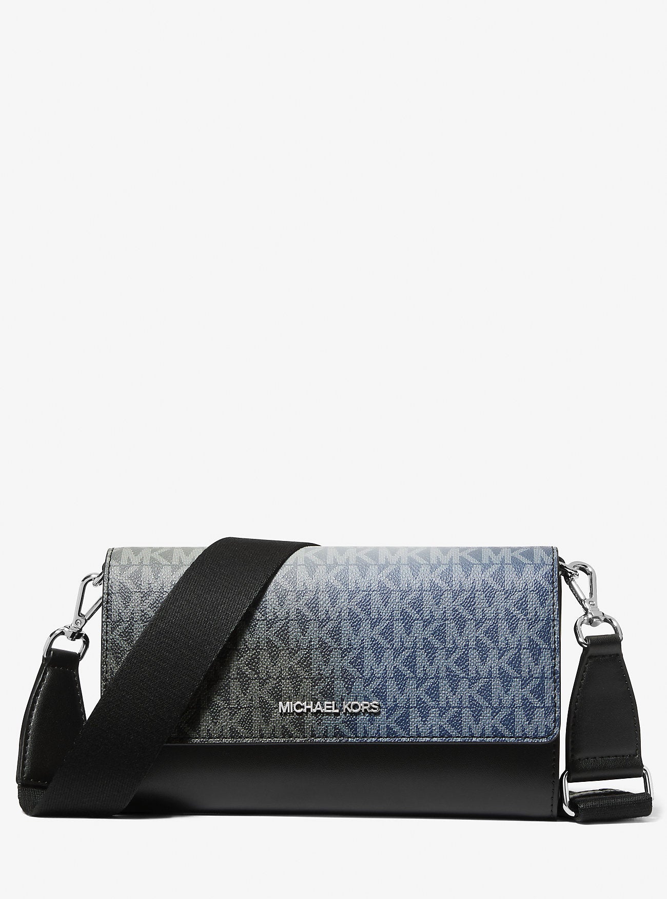 [READY STOCK MY] Michael Kors Jet Set Item Large ZA Wallet Crossbody in Black Multi (35F5STTC3Y)