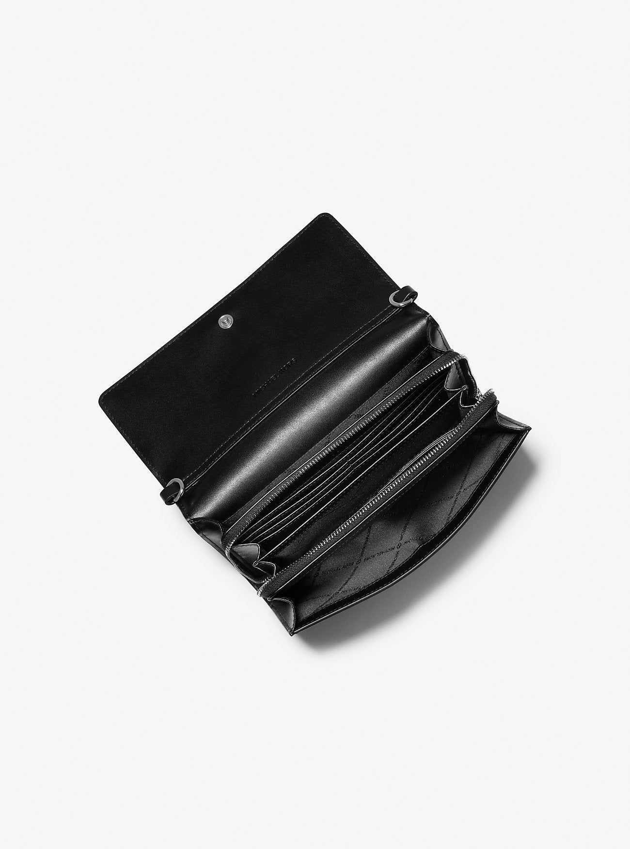 [READY STOCK MY] Michael Kors Jet Set Item Large ZA Wallet Crossbody in Black Multi (35F5STTC3Y)