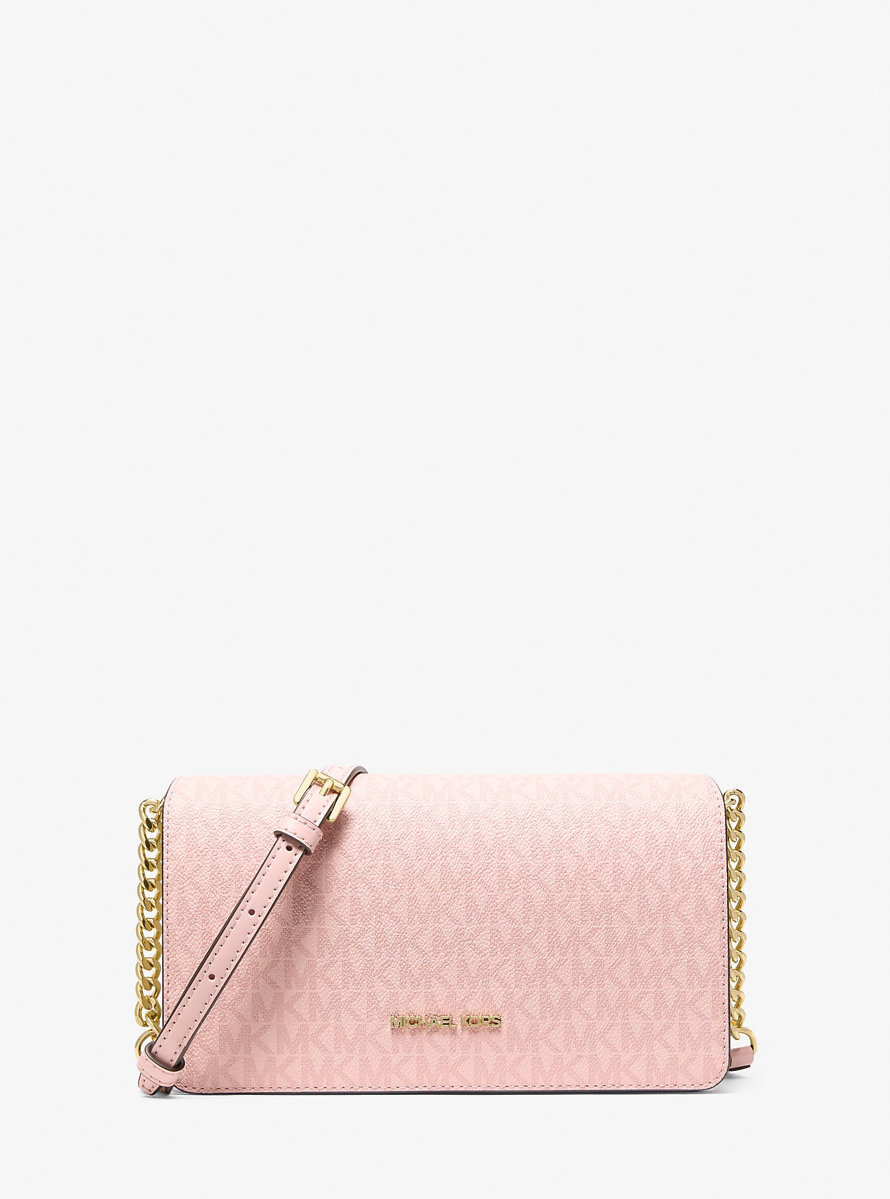 [INCOMING ETA 30 DAYS] Michael Kors Jet Set Medium Signature Logo Crossbody Bag in Powder Blush (35F5GTVC8V)