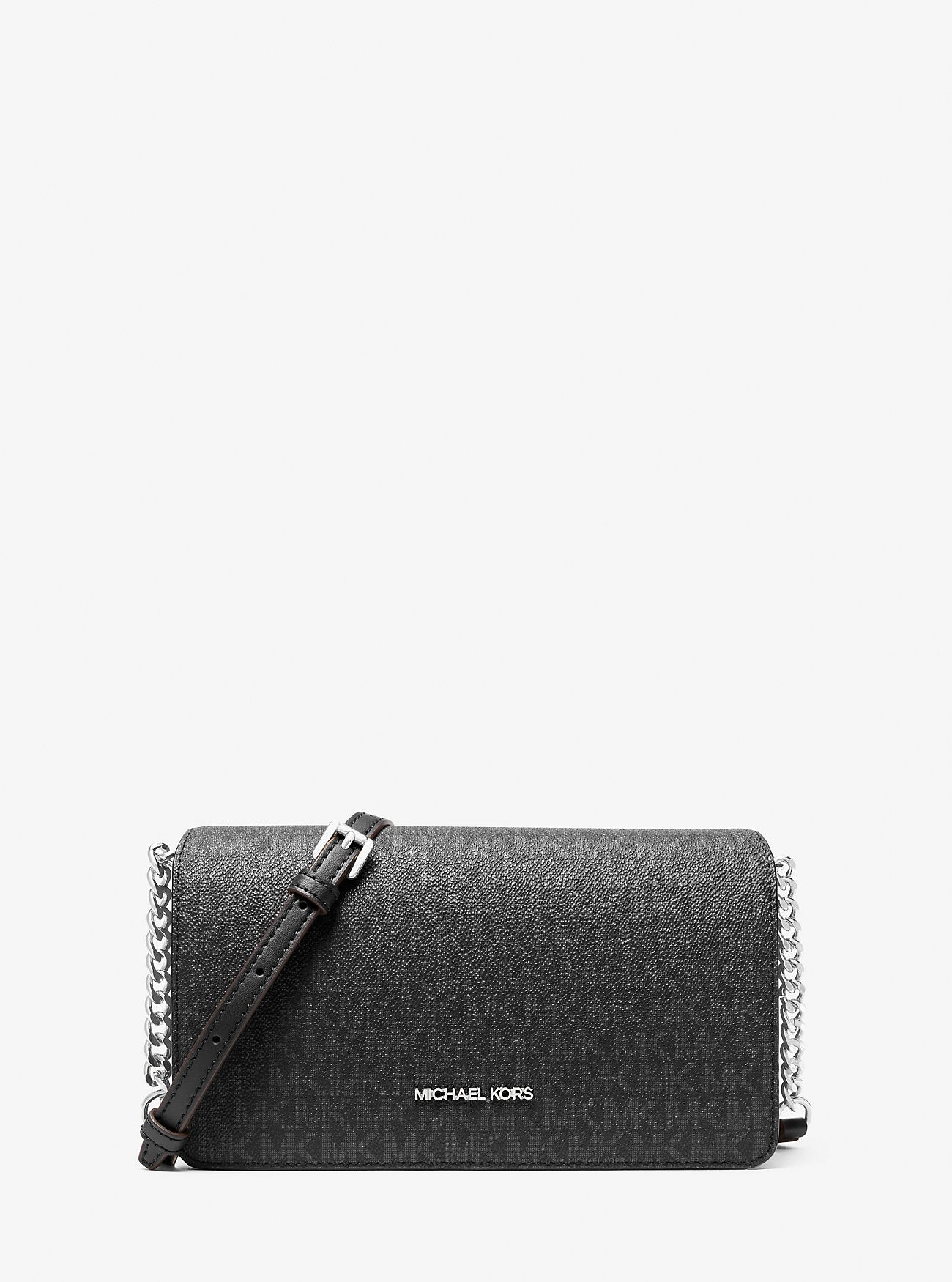 [INCOMING ETA 30 DAYS] Michael Kors Jet Set Medium Signature Logo Crossbody Bag in Signature Black (35F5STVC8B)