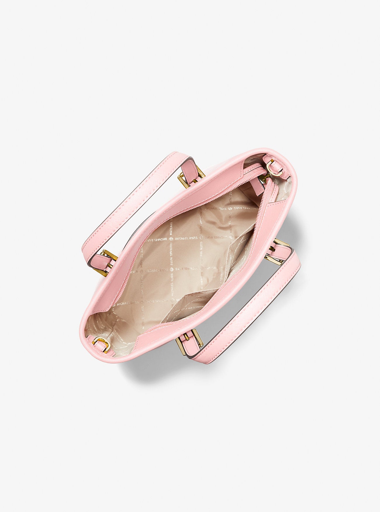 [INCOMING ETA 30 DAYS] Michael Kors JST XS Saffiano Leather Top-Zip Tote Bag in Powder Blush (35T9GTVT0L)