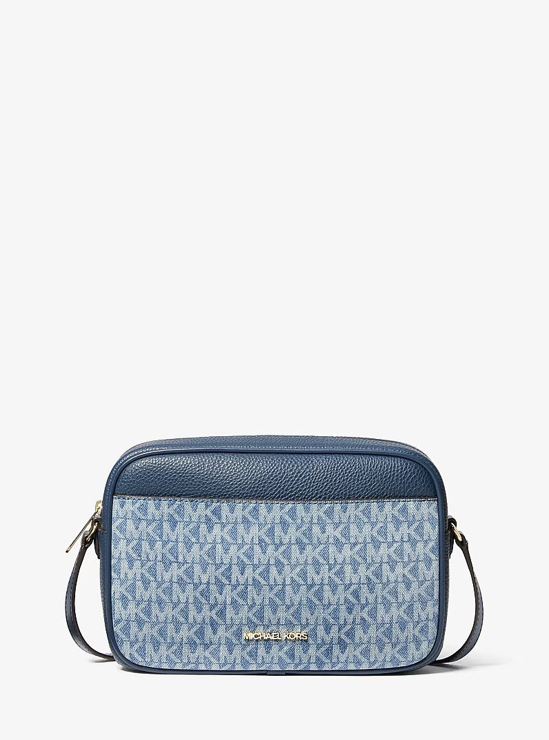 [WEB EXCLUSIVE][INCOMING ETA 30 DAYS] Michael Kors Jet Set Travel Large Camera Crossbody in Light Blue Washed (35F6GTVC7C)