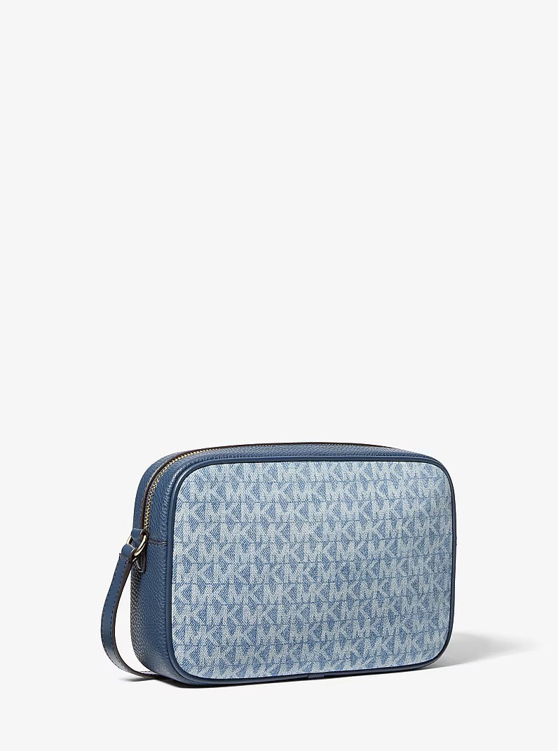 [WEB EXCLUSIVE][INCOMING ETA 30 DAYS] Michael Kors Jet Set Travel Large Camera Crossbody in Light Blue Washed (35F6GTVC7C)
