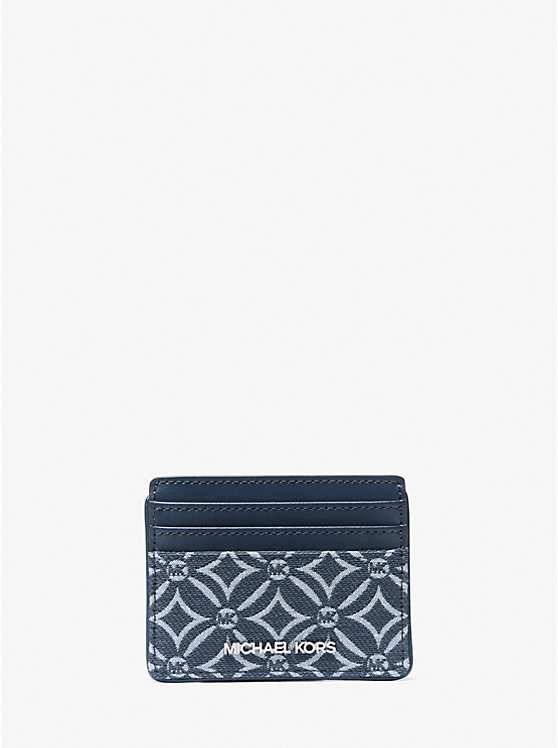 Michael Kors Jet Set Travel Large Card Holder in Denim (35F4GTVD3J)