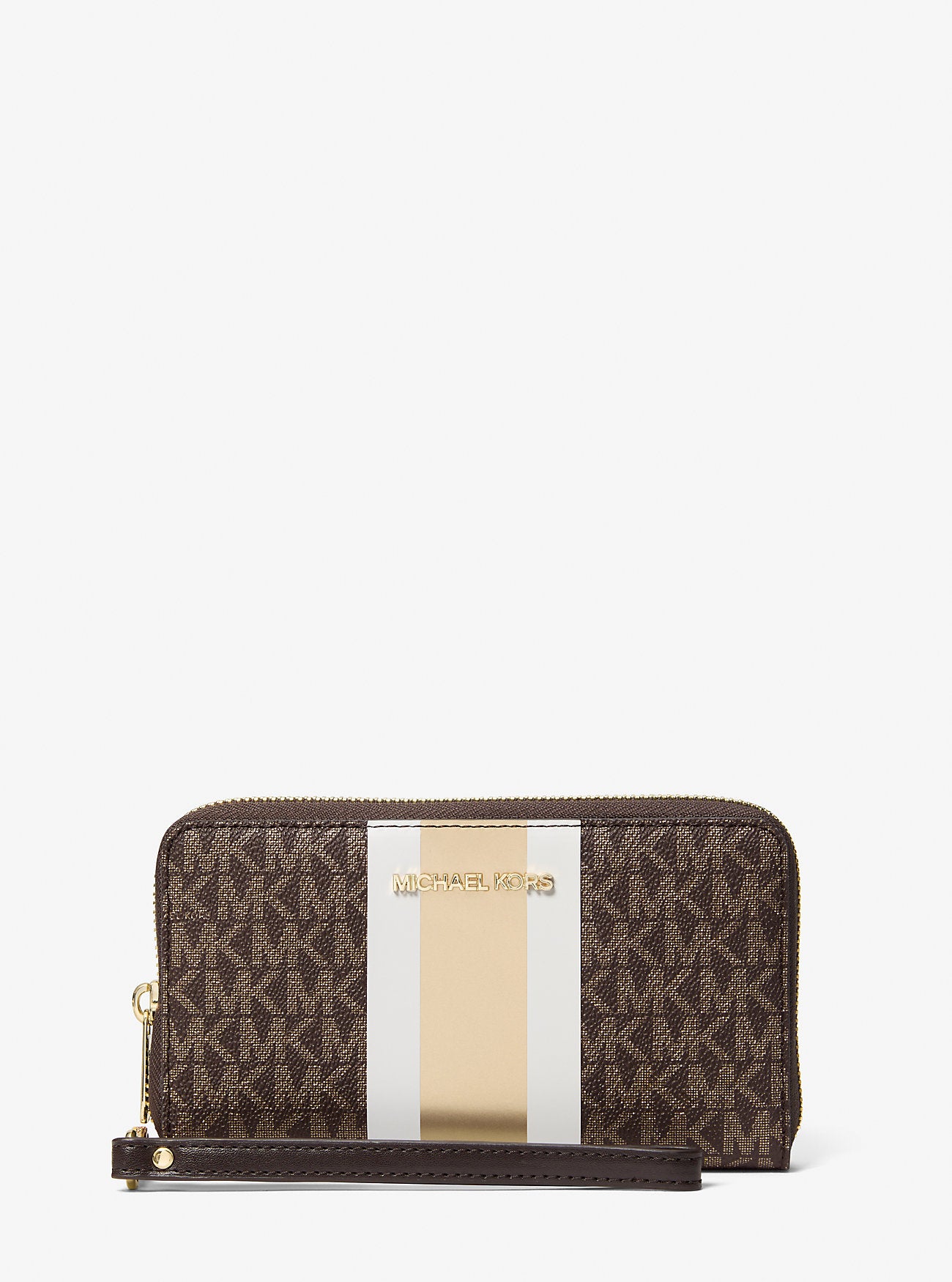 [INCOMING ETA 30 DAYS] Michael Kors Jet Set Travel Large Flat MF Phone Case in Brown (35F5GTVE3K)