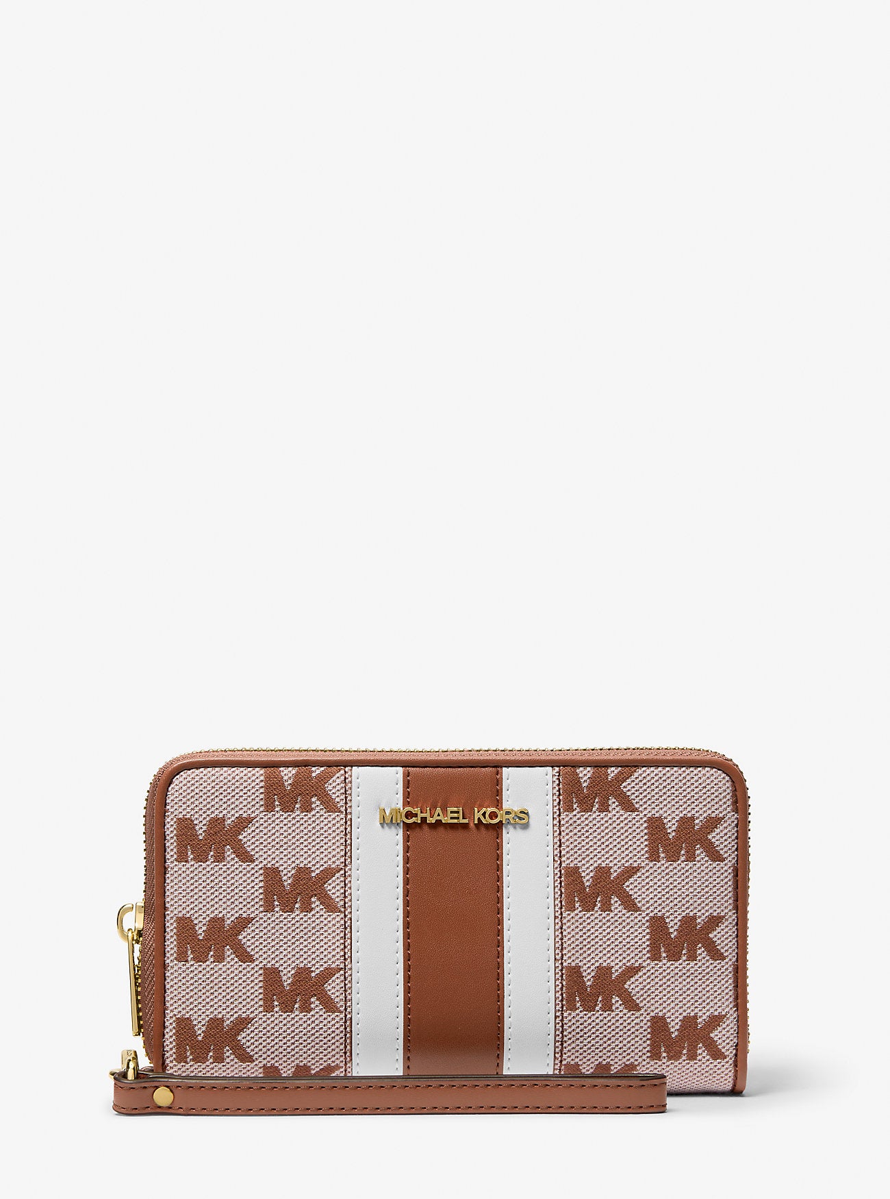 [READY STOCK MY] Michael Kors Jet Set Travel Large Flat MF Phone Case in Luggage (35R5GTVE3J)