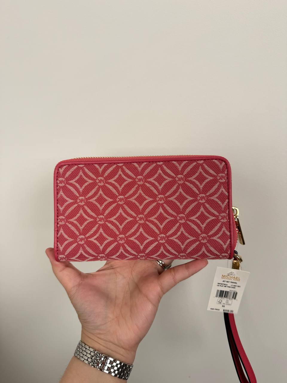 [INCOMING ETA 30 DAYS] Michael Kors JST Large Flat Mtftn Phone Case in Light Berry Sorbet (35S9GTVE3J)