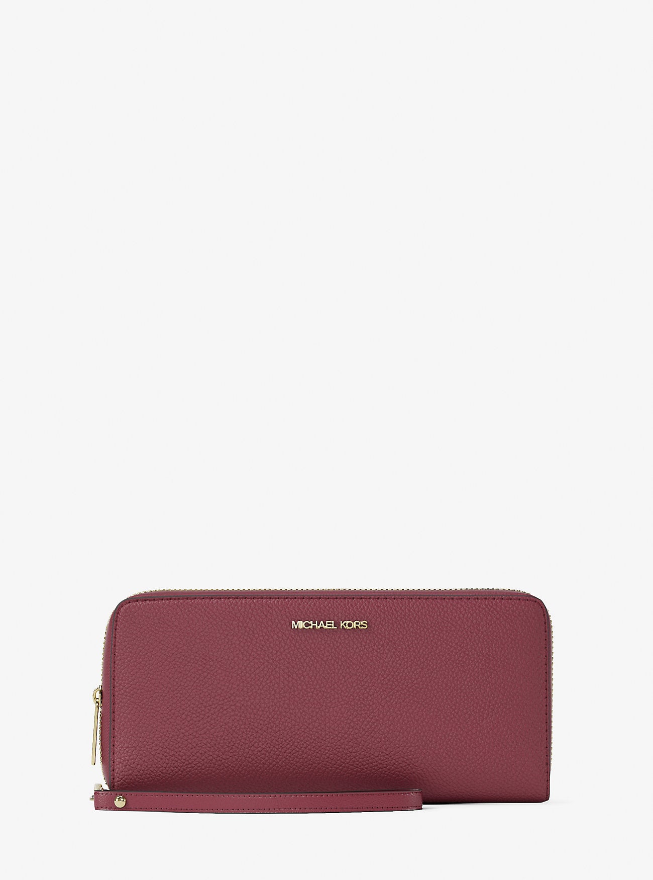 [INCOMING ETA 30 DAYS] Michael Kors Jet Set Travel Large Travel Continental Wallet in Cherry (35T7GTVE7L)
