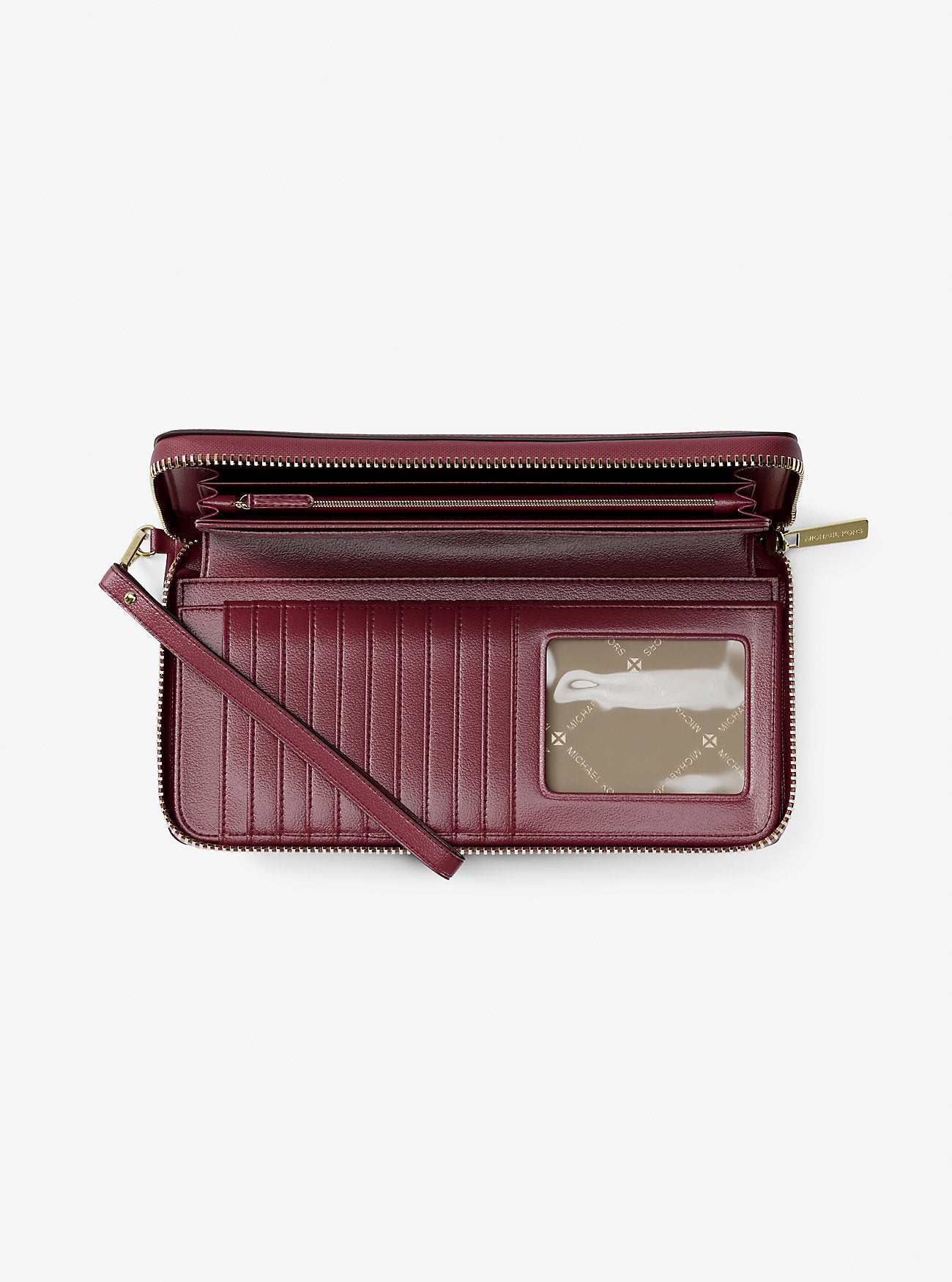 [INCOMING ETA 30 DAYS] Michael Kors Jet Set Travel Large Travel Continental Wallet in Cherry (35T7GTVE7L)