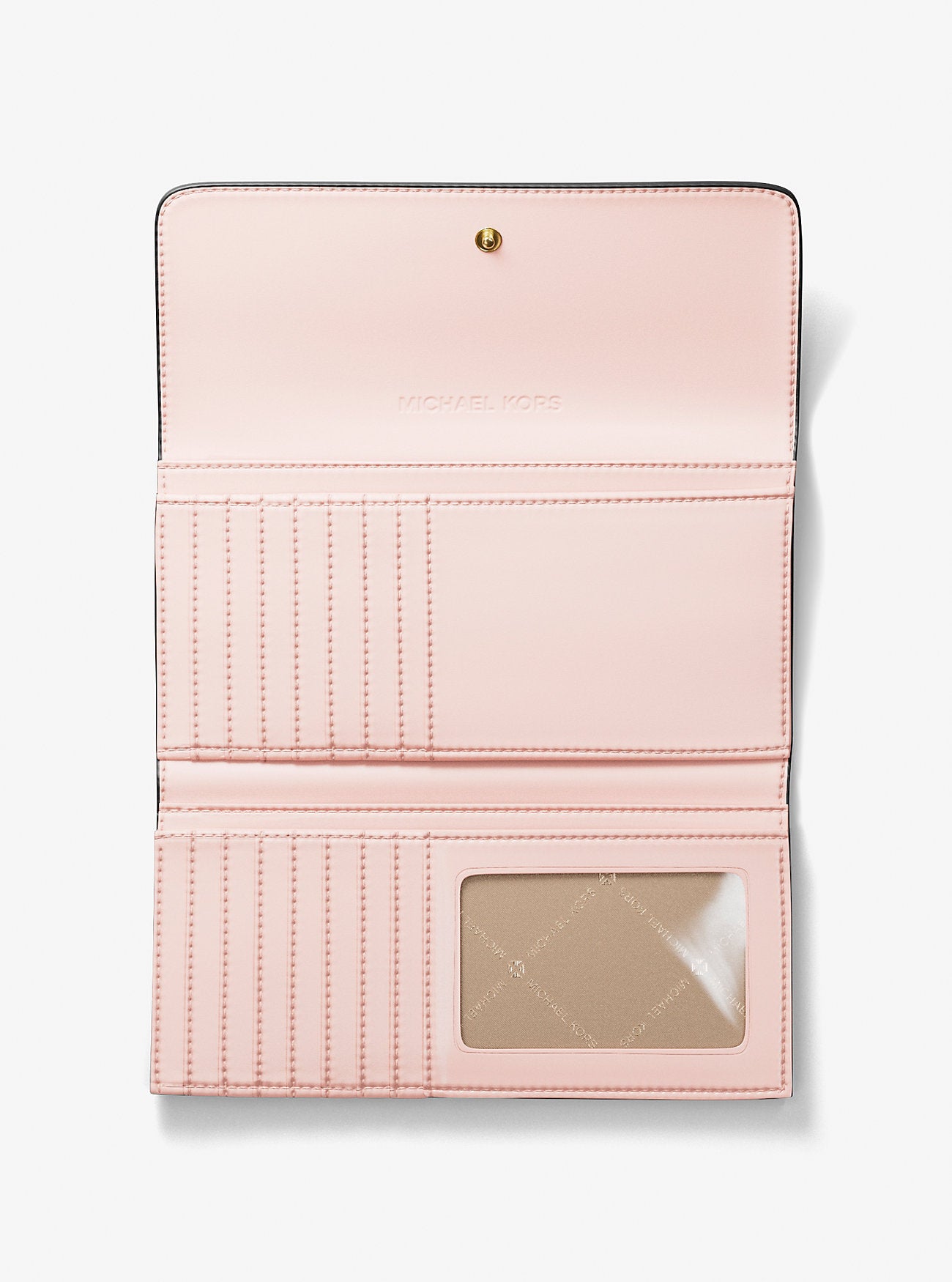 [INCOMING ETA 30 DAYS] Michael Kors Jet Set Travel Large Trifold in Signature Powder Blush Multi (35S5GTVF3B)