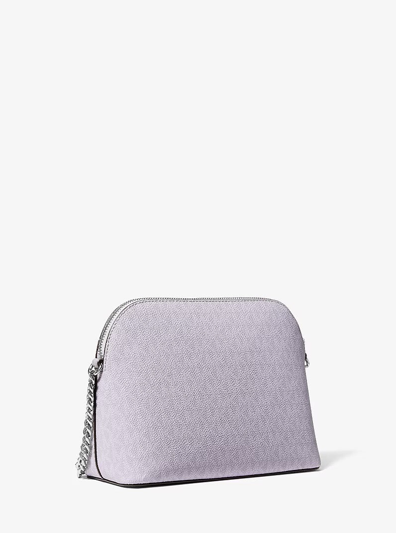[READY STOCK MY] Michael Kors Jet Set Travel Medium Dome X-Cross Crossbody in Lilac (35F1STVC6B)