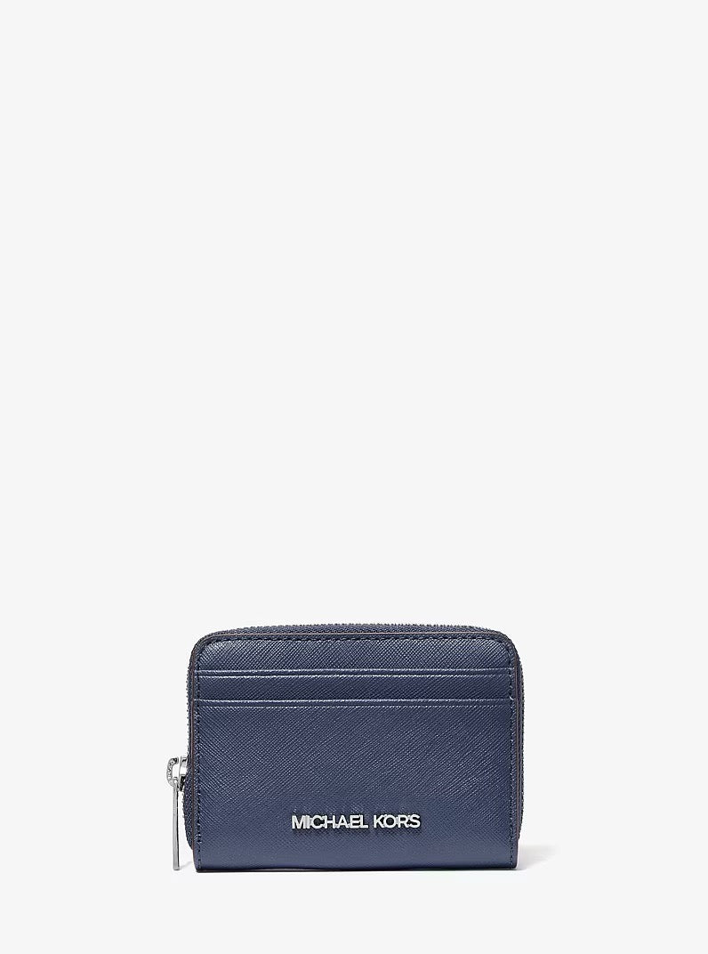 [WEB EXCLUSIVE][READY STOCK MY] Michael Kors Jet Set Travel Medium Zip Around Card Case in Navy (35H8STVZ5L)