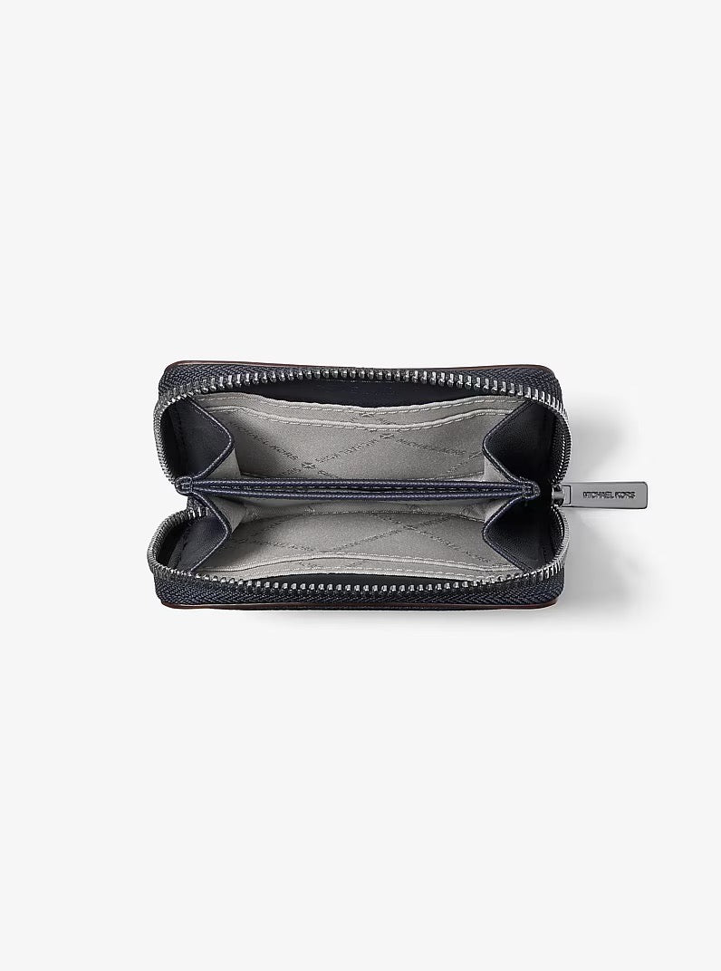 [WEB EXCLUSIVE][READY STOCK MY] Michael Kors Jet Set Travel Medium Zip Around Card Case in Navy (35H8STVZ5L)