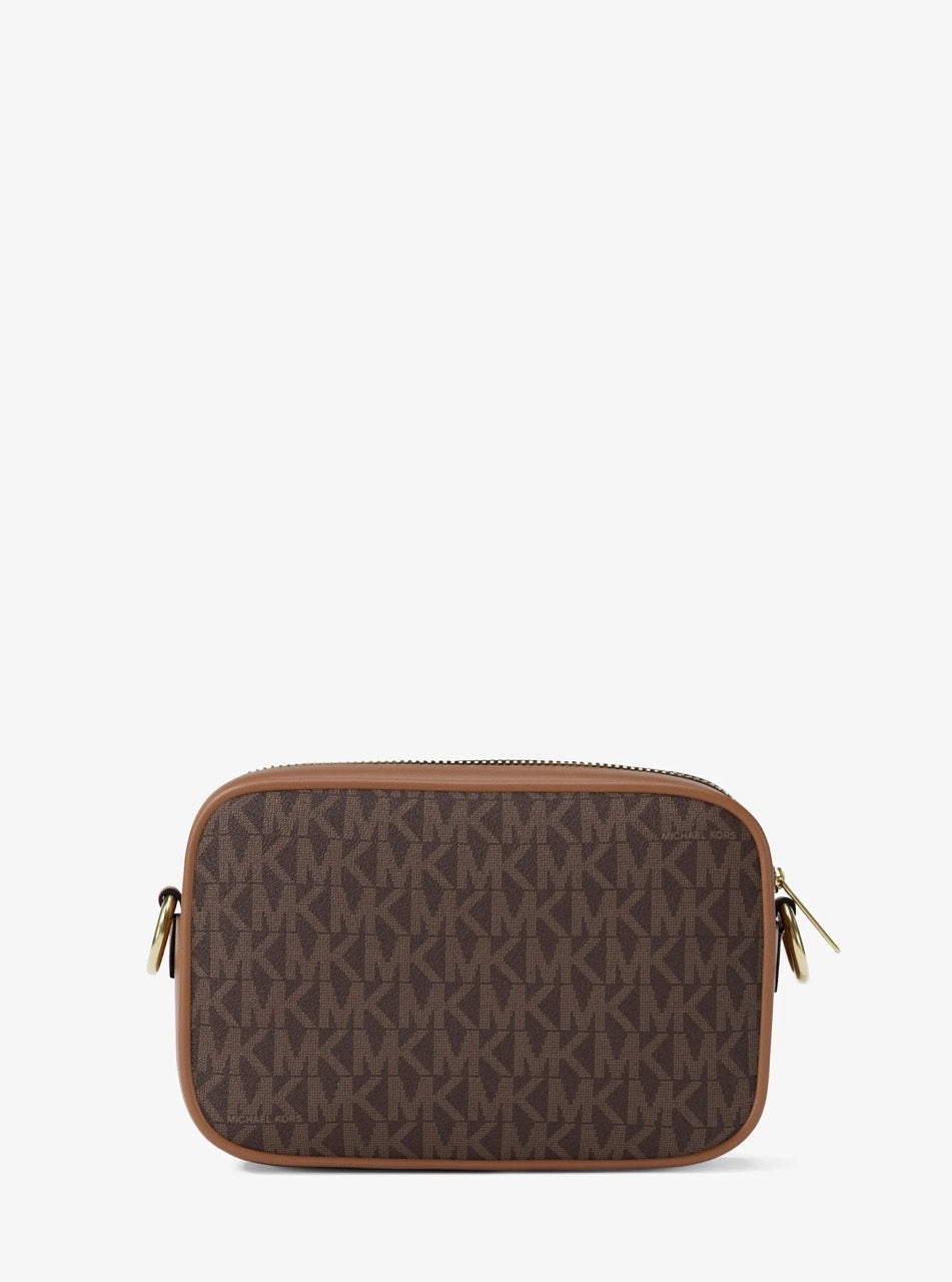 [READY STOCK MY] Michael Kors Jet Set Travel Small Camera Crossbody in Signature Brown (35R6GTVC5B)