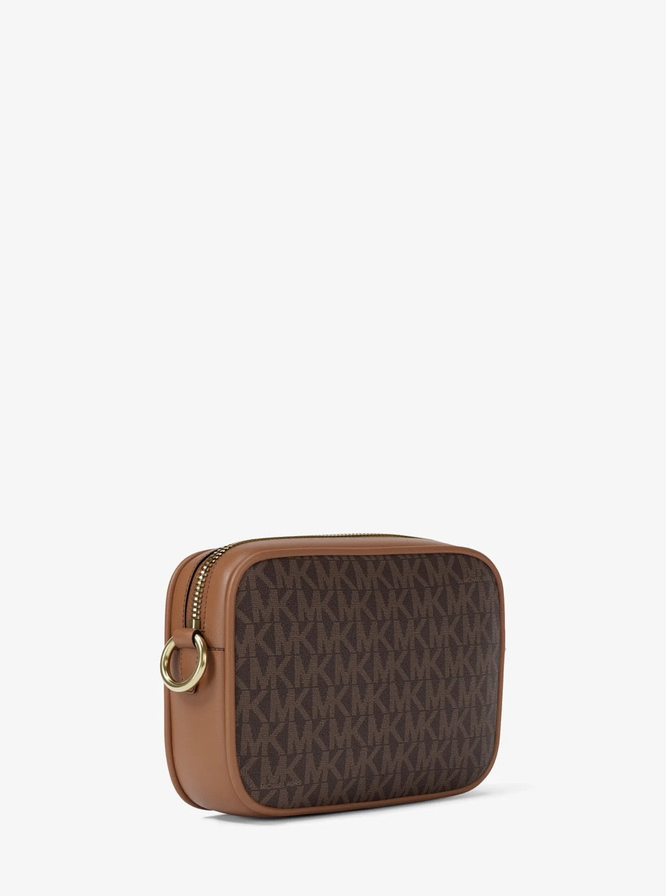 [READY STOCK MY] Michael Kors Jet Set Travel Small Camera Crossbody in Signature Brown (35R6GTVC5B)