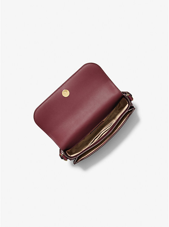 [INCOMING STOCK ETA END DEC 2024] Michael Kors Jet Set Travel Small Flap Crossbody in Oxblood (35F4GTVC1L)