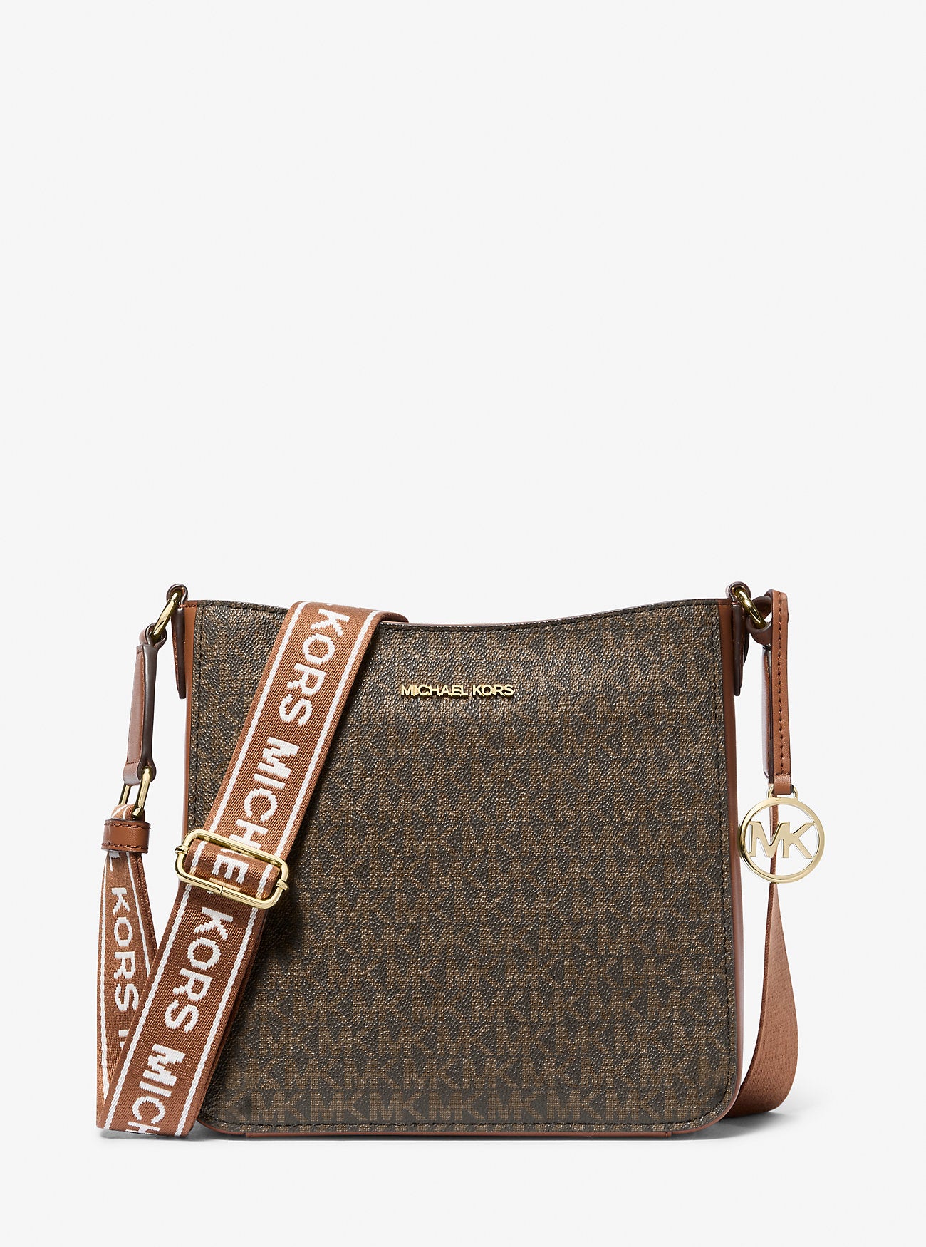 [READY STOCK MY] Michael Kors Jet Set Travel Small NS Crossbody in Signature Brown (35S5GTVC1B)