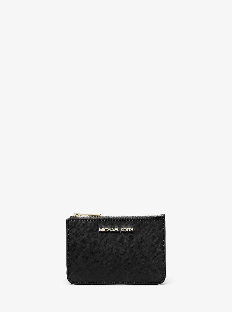 [WEB EXCLUSIVE][INCOMING ETA 30 DAYS] Michael Kors Jet Set Travel Small TZ Coinpouch in Black (35F7GTVU1L)