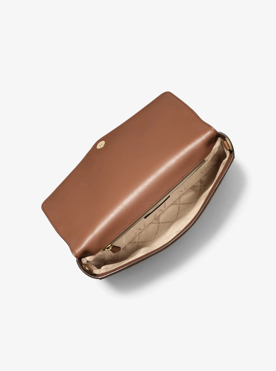 [LIVE ITEM][INCOMING ETA 30 DAYS] Michael Kors Kacey Large Convertible Crossbody Bag in Luggage (35F6G5KL3S)