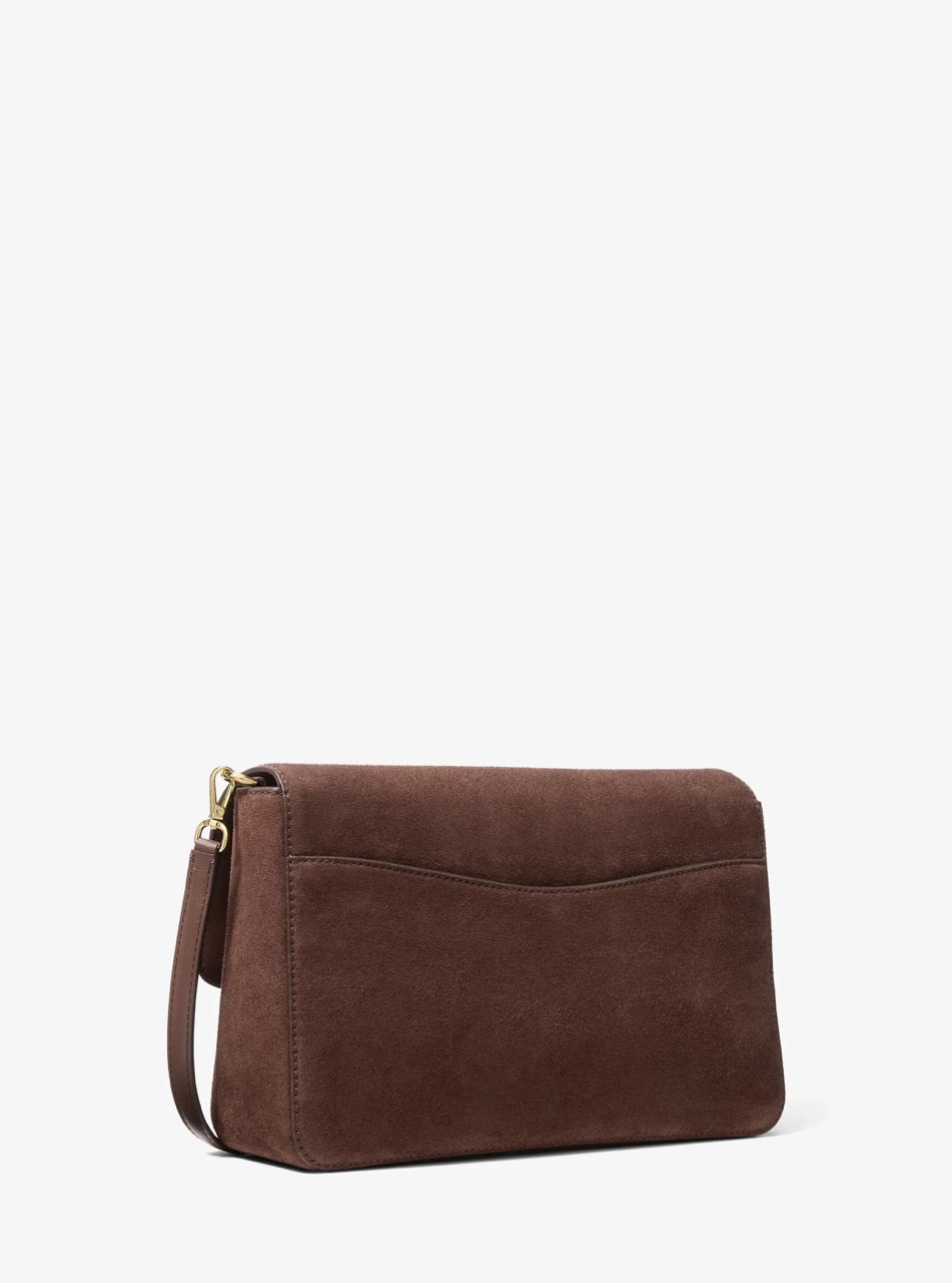 [LIVE ITEM][INCOMING ETA 30 DAYS] Michael Kors Kacey Large Convertible Crossbody Bag in Nutmeg (35F6G5KL3S)