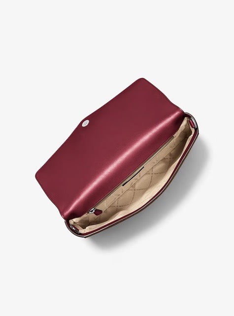 [LIVE ITEM][INCOMING ETA 30 DAYS] Michael Kors Kacey Large Convertible Shoulder Bag in BORDEAUX (35F6S5KL3S)