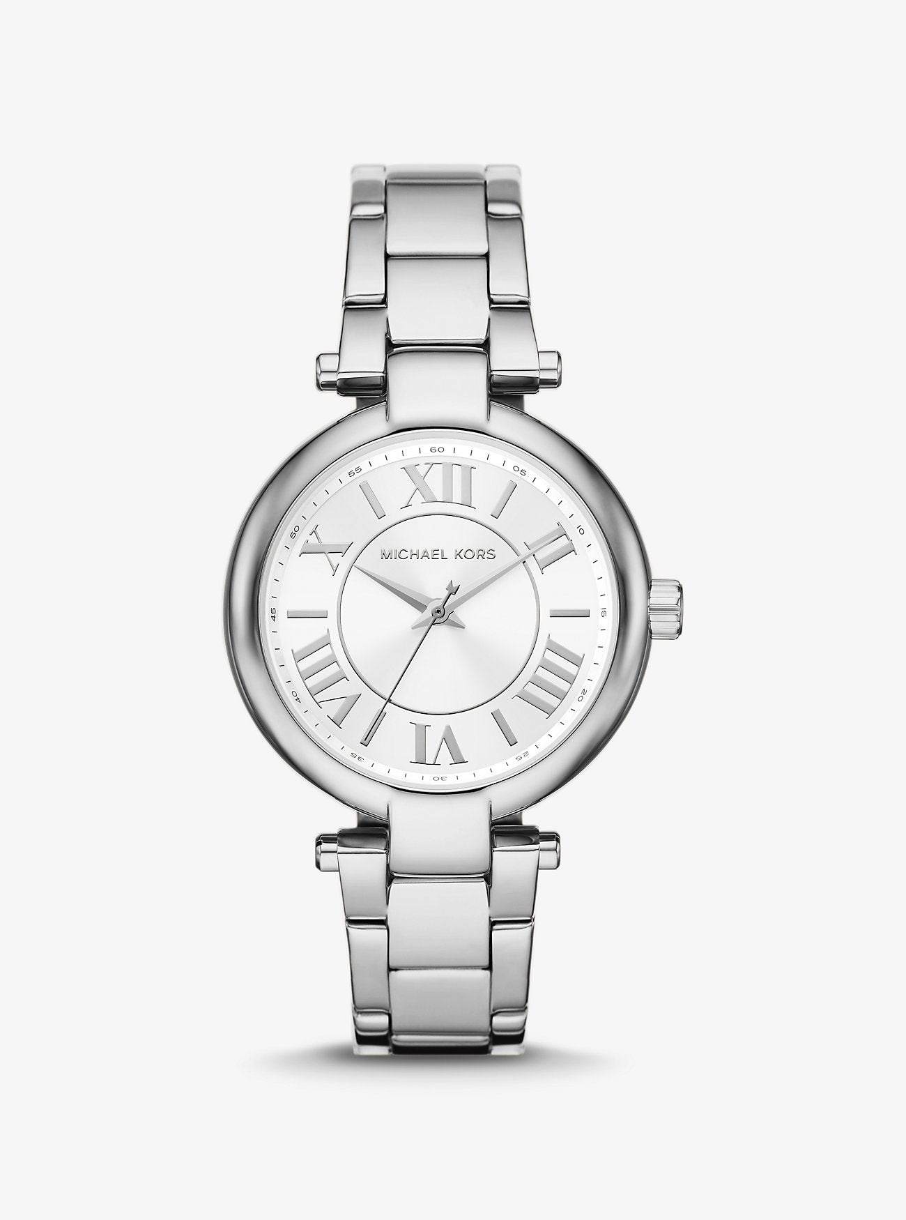 [READY STOCK MY] Michael Kors Laney Silver Stainless Steel Watch MK7420