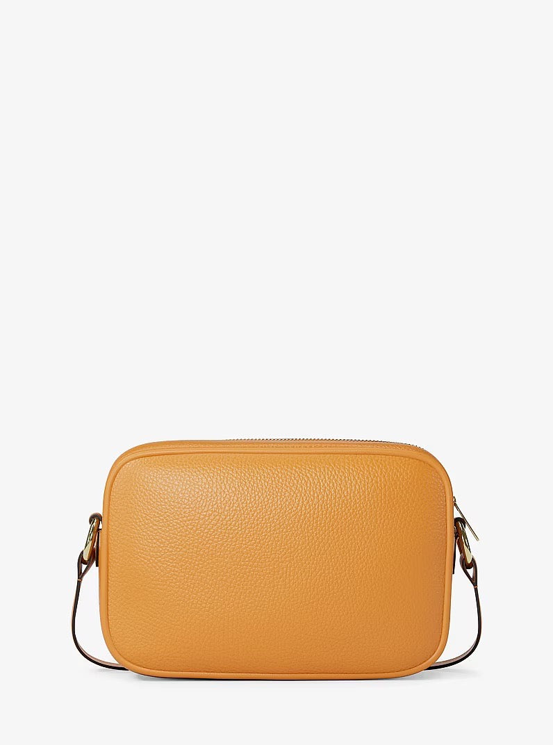 [SPECIAL DEAL][INCOMING ETA 30 DAYS] Michael Kors Large Jet Set Camera Bag In Grained Leather in Radiant Orange (35R6GTVC7L)