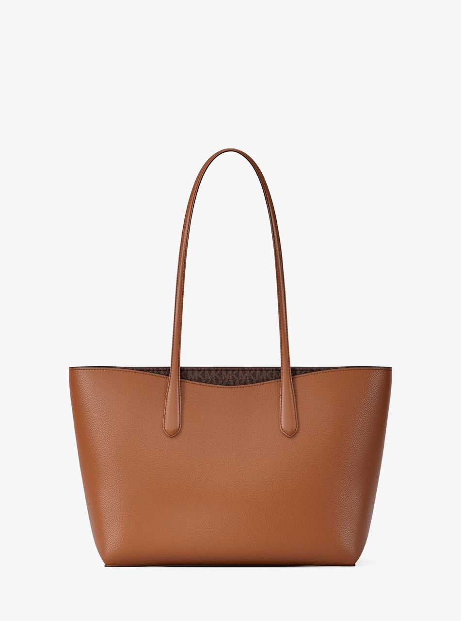 [WEB EXCLUSIVE][READY STOCK MY] Michael Kors Large Top Zip Tote in Brown (35S6G4XT3L)