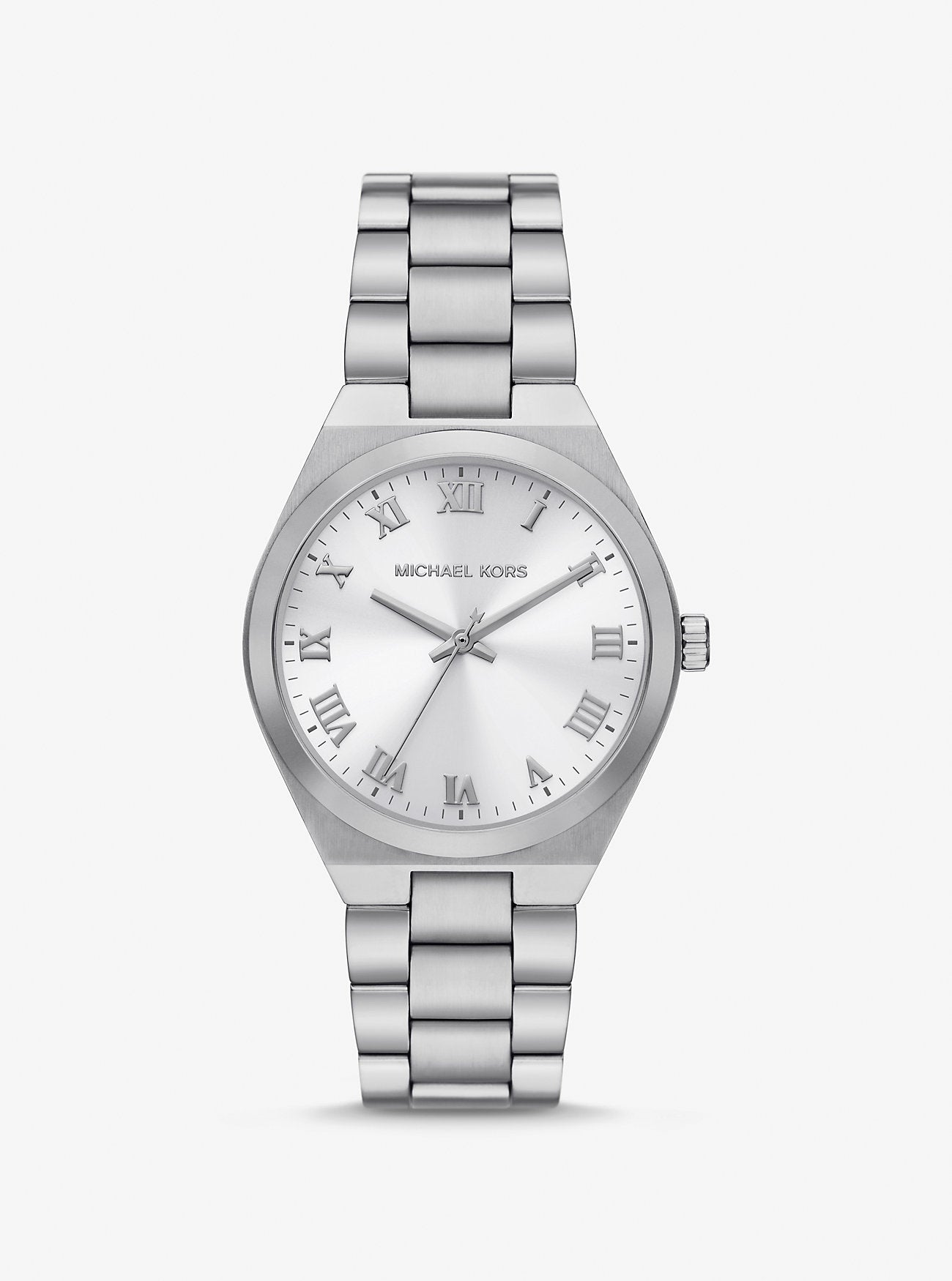 [READY STOCK MY] Michael Kors Lennox Silver-Tone Watch MK7393