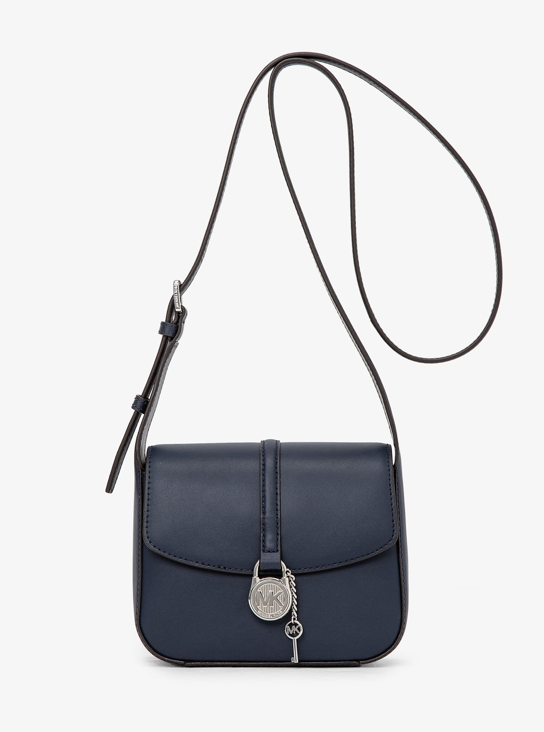 Michael Kors Lyra Flap Crossbody Small in Bleu Marine (35F4S1YC1L)