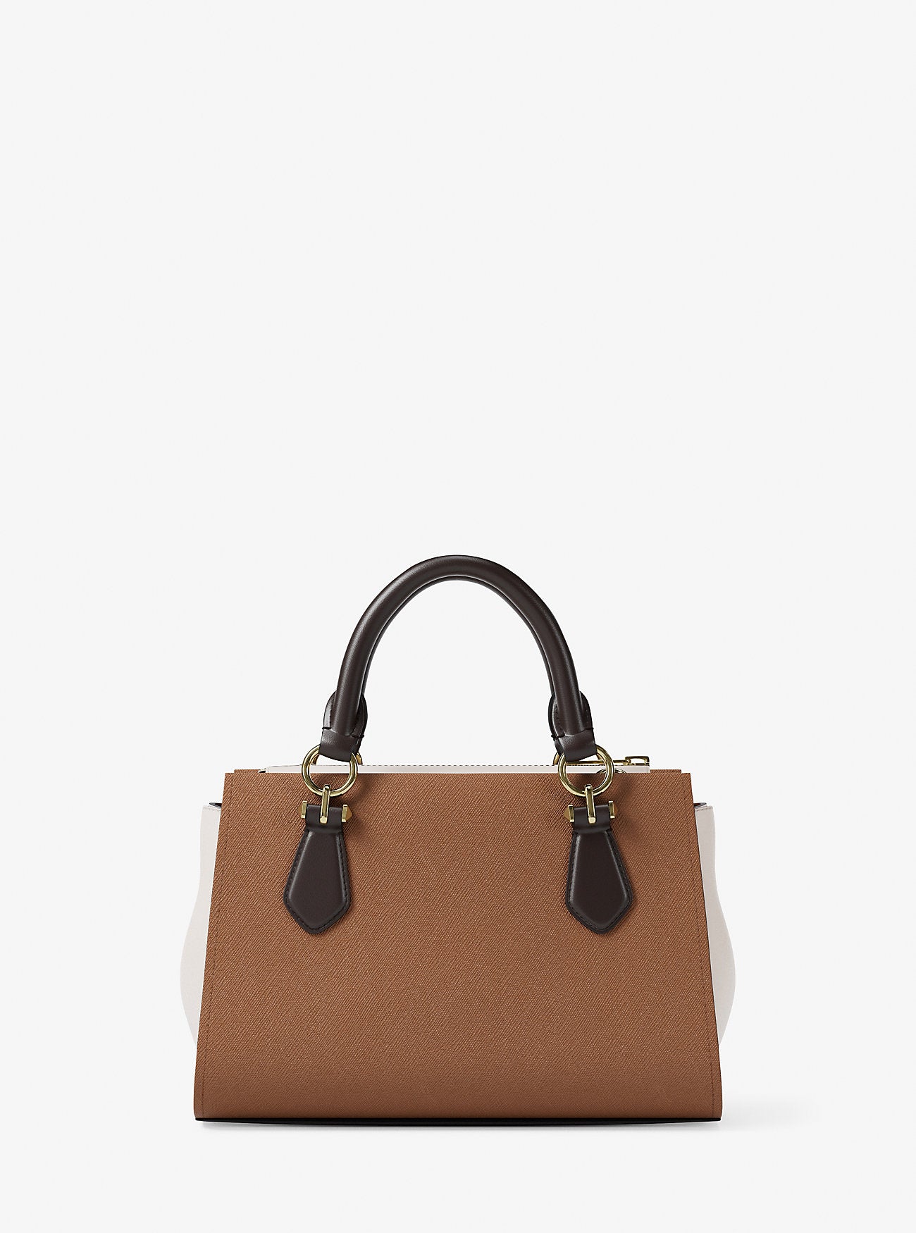 [INCOMING ETA 30 DAYS] Michael Kors Marilyn Small Color-Block Saffiano Leather Messenger Bag in Luggage Multi (35F5G6AM1T)