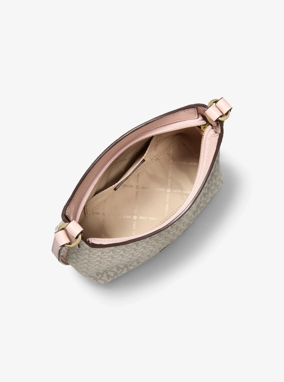 [WEB EXCLUSIVE][INCOMING ETA 30 DAYS] Michael Kors Maya Small Signature Logo Crossbody Bag in Powder Blush Multi (35F6GYYC1B)