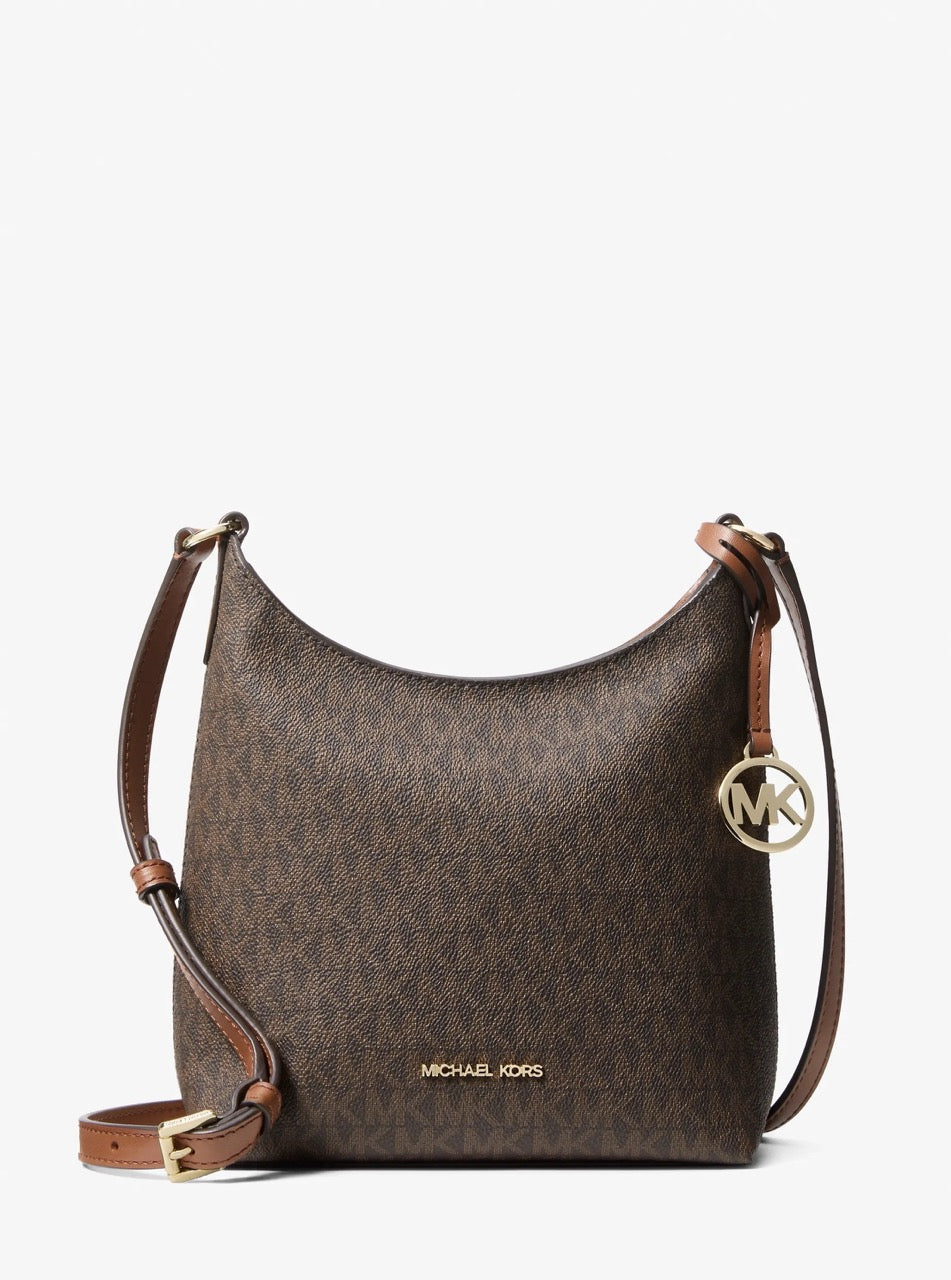 [WEB EXCLUSIVE][INCOMING ETA 30 DAYS] Michael Kors Maya Small Signature Logo Crossbody Bag in Signature Brown (35F6GYYC1B)