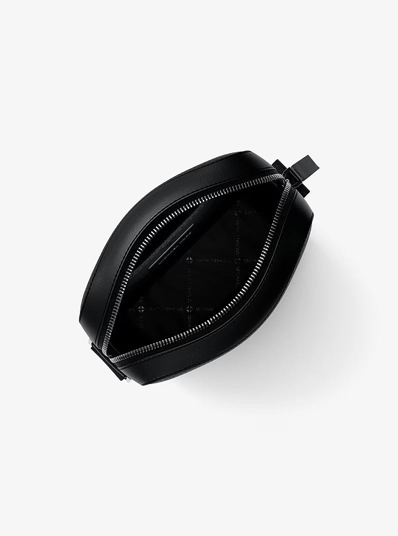 [INCOMING ETA 30 DAYS] Michael Kors Men Cooper Logo Embossed Pebbled Leather Messenger Bag in Black (37S5LCOL2L)