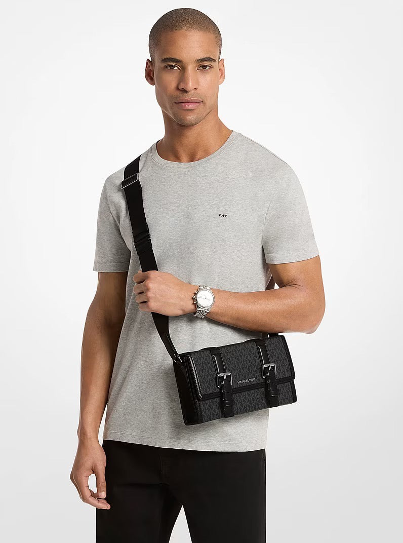 [WEB EXCLUSIVE][INCOMING ETA 30 DAYS] Michael Kors Men Cooper Trunk Crossbody in Signature Black (37F5LCOM1O)