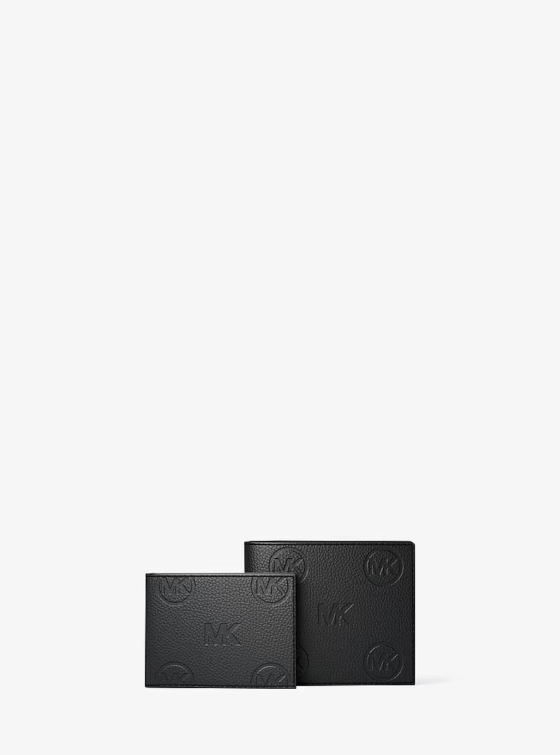 [INCOMING ETA 30 DAYS] Michael Kors Men Cooper Wallet With Embossed Logo And Id Card Flap in Black (36S6LCOF2V)
