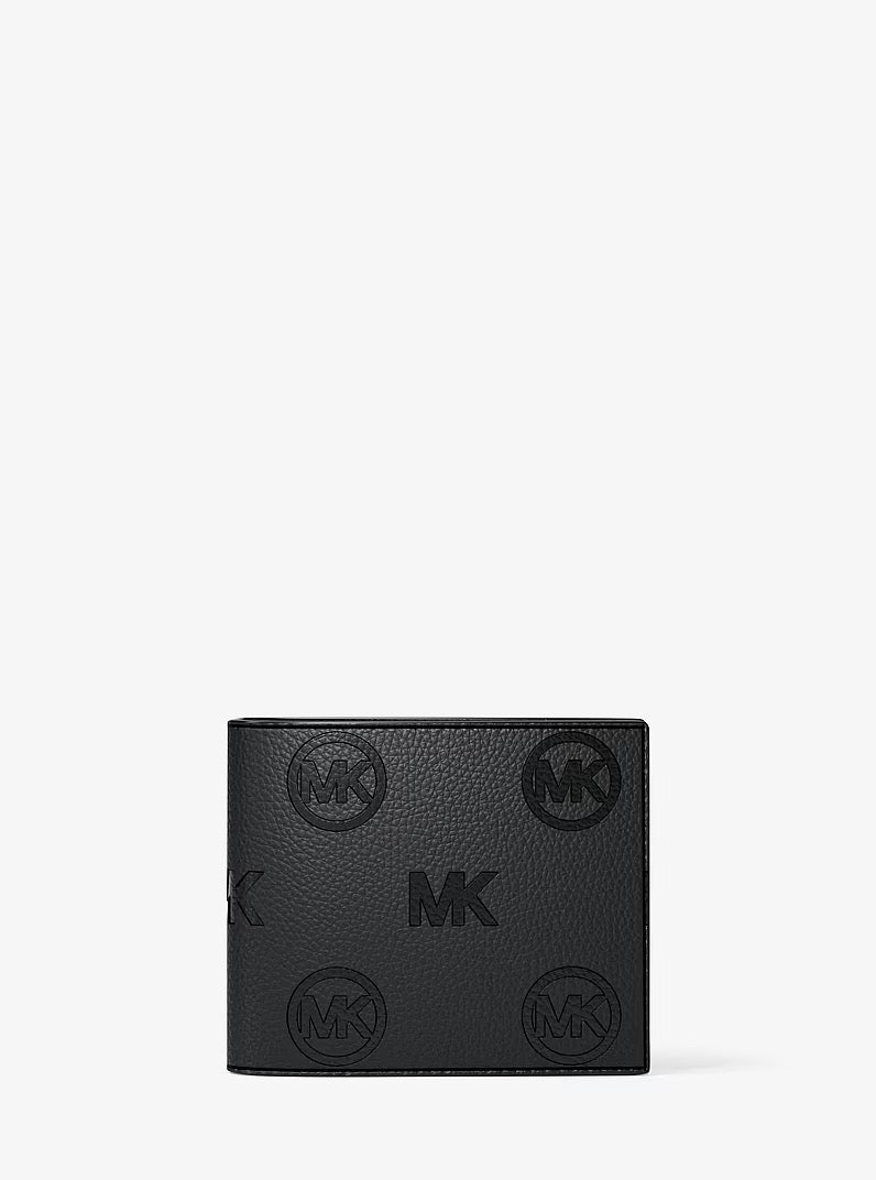 [INCOMING ETA 30 DAYS] Michael Kors Men Cooper Wallet With Embossed Logo And Id Card Flap in Black (36S6LCOF2V)