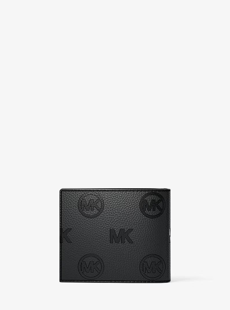 [INCOMING ETA 30 DAYS] Michael Kors Men Cooper Wallet With Embossed Logo And Id Card Flap in Black (36S6LCOF2V)