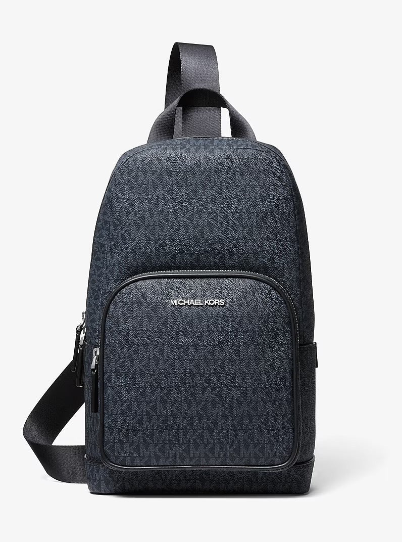 [INCOMING ETA 30 DAYS] Michael Kors Mens Cooper Commuter Slingpack in Signature Admiral/Pale Blue (37S1LCOY1B)