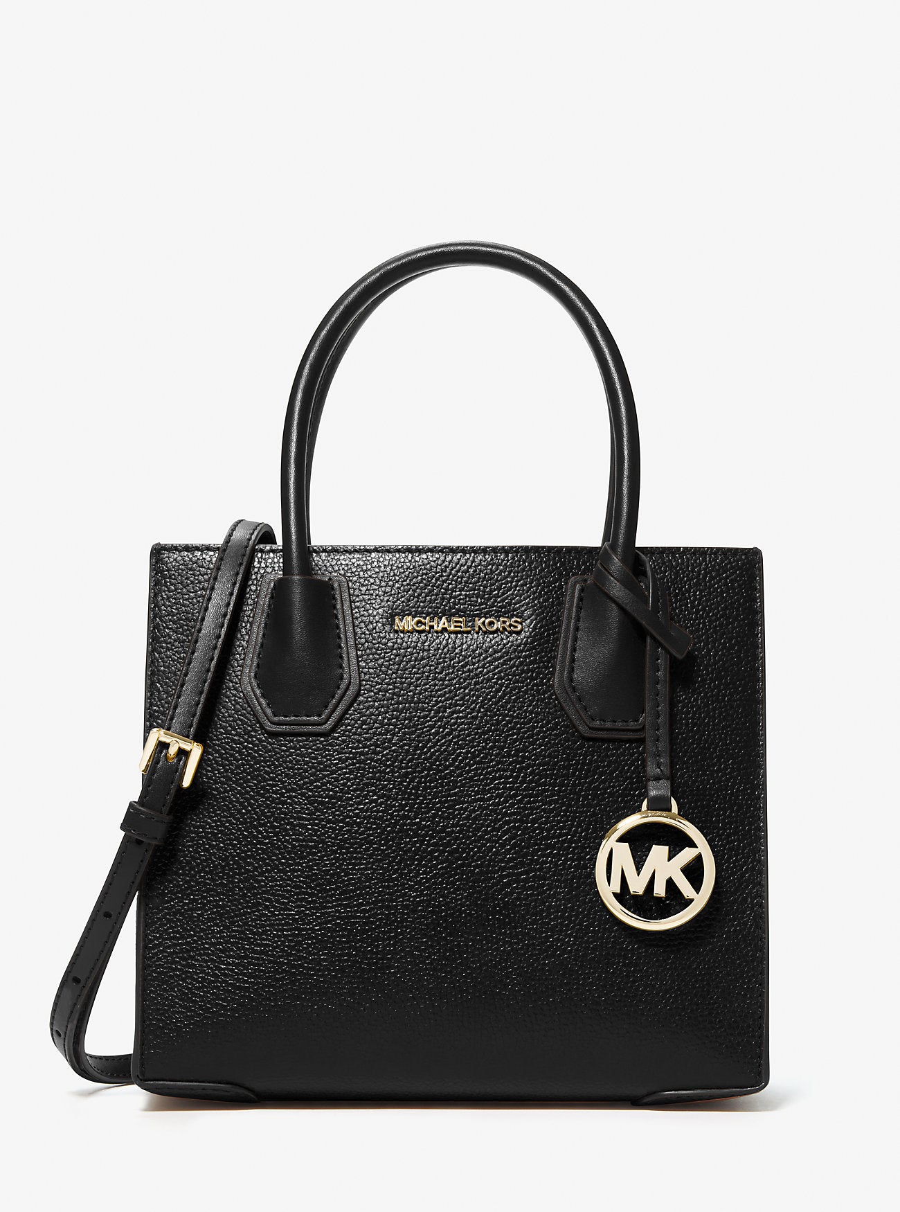 [INCOMING ETA 30 DAYS] Michael Kors Mercer Medium Messenger in Black (GHW) (35S1GM9M2L)