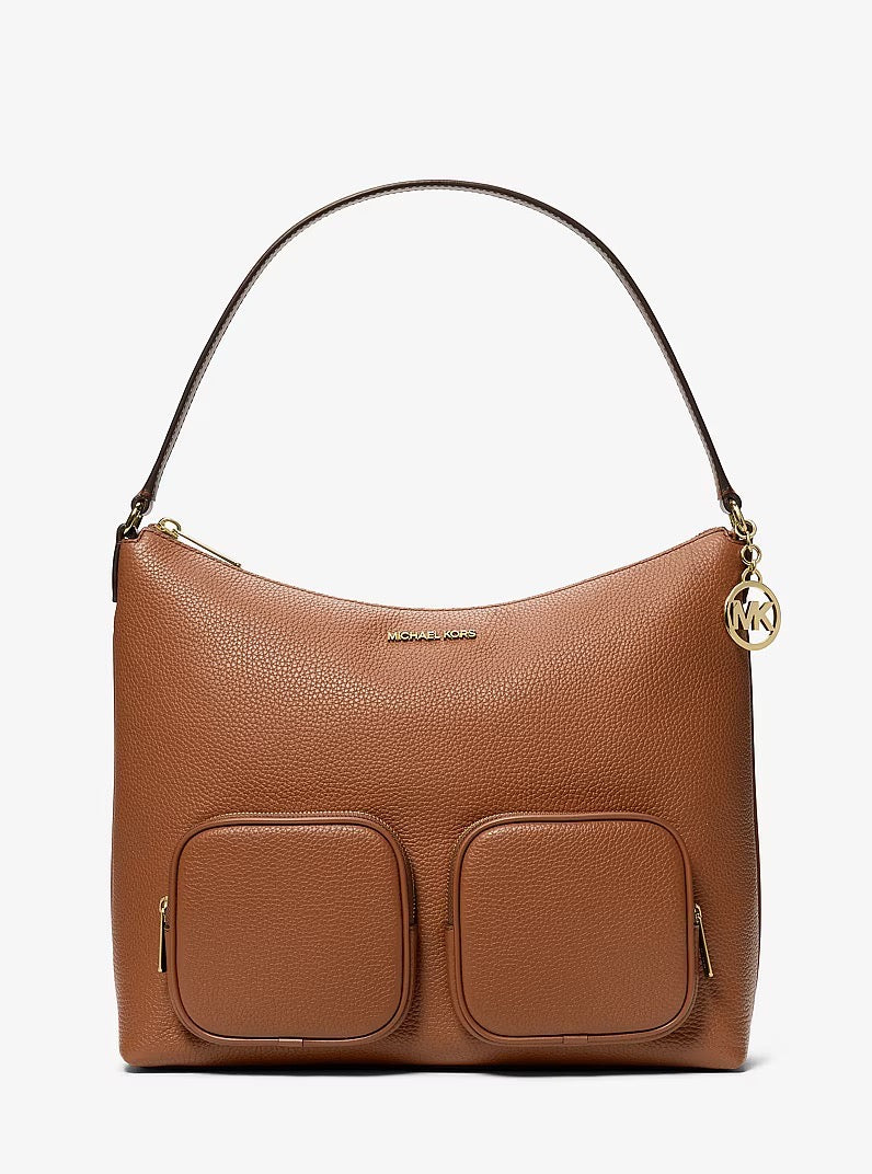 [READY STOCK MY] Michael Kors Merritt Large Cargo Shoulder in Luggage (35S6G0WL3L)
