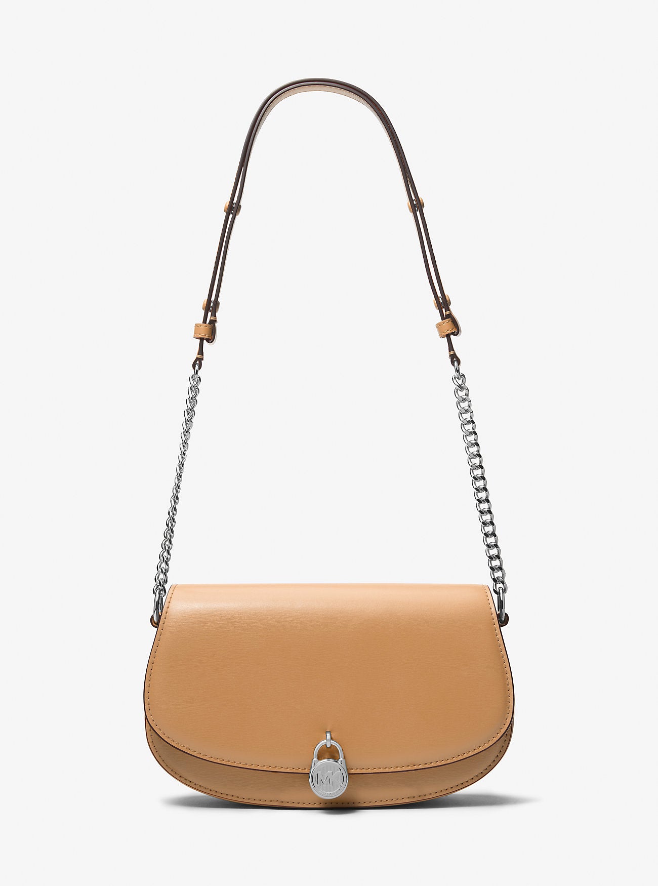[READY STOCK MY] Michael Kors Mila Medium EW Sling Messenger in Peanut (35T5SIMM8L)