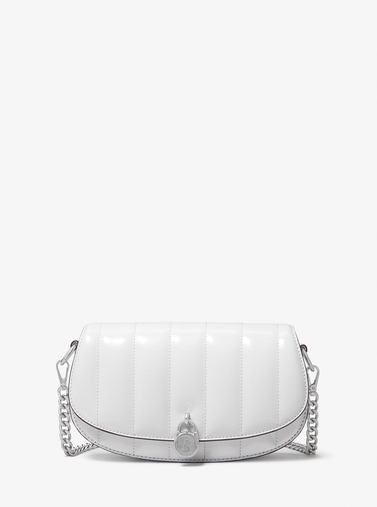 [READY STOCK MY] Michael Kors Mila Small Convertible Crossbody in Optic White (35T5SIMC5A)