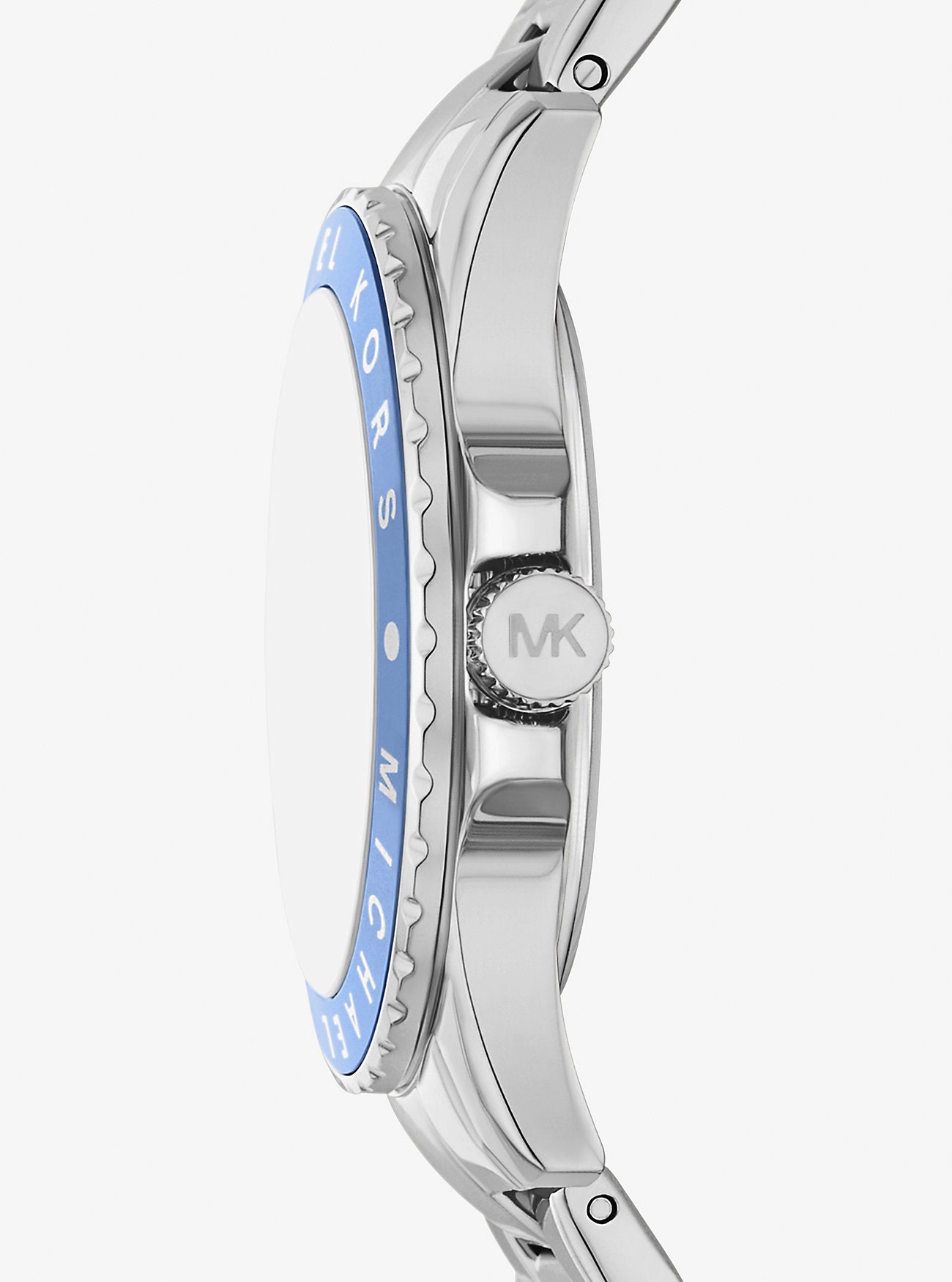 [READY STOCK MY] Michael Kors Mini Everest Silver-Tone Watch in Sky Blue (MKO1175)