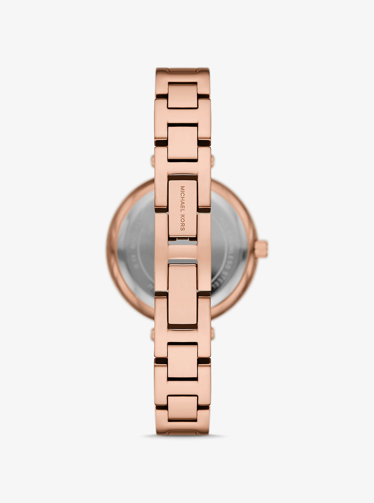 [READY STOCK MY] Michael Kors Mini Laney Rose Gold-Tone Bangle Watch in Rose Gold (MKO1111)