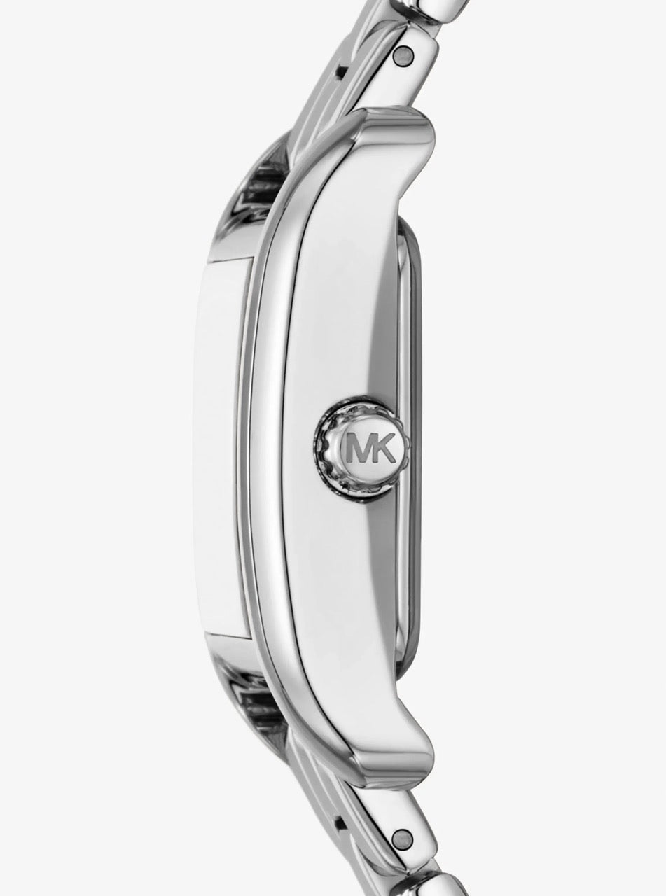 [WEB EXCLUSIVE][INCOMING ETA 30 DAYS] Michael Kors Mini Monroe Silver-Tone Watch and Jewelry Gift Set Silver (MKO9021SET)