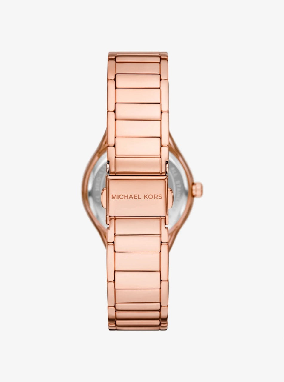 [WEB EXCLUSIVE][INCOMING ETA 30 DAYS] Michael Kors Mini Sylvia Pavé Rose Gold-Tone Watch and Bracelet Gift Set Rose Gold (MKO9018SET)