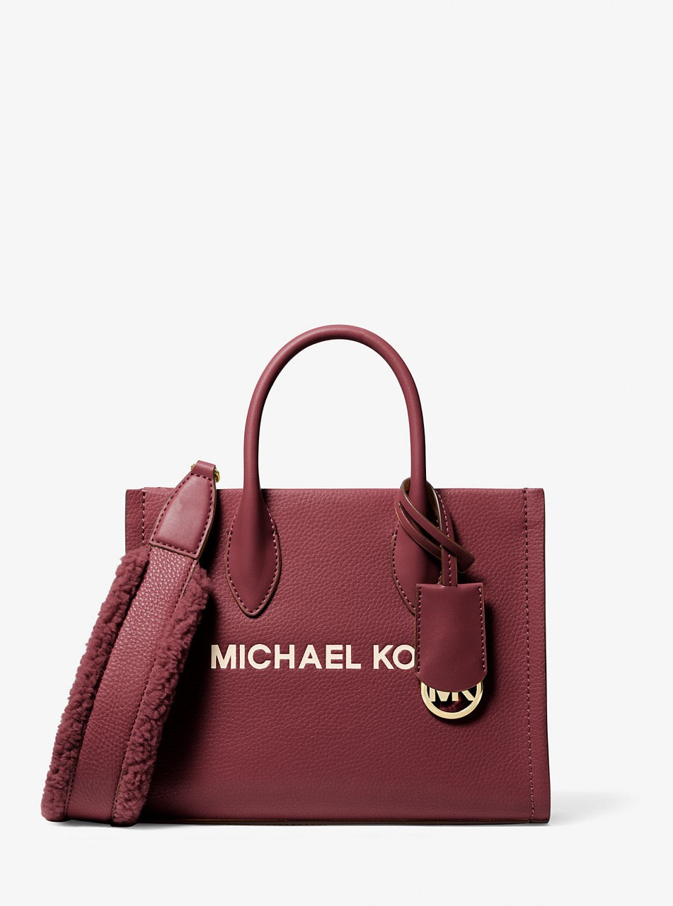 Michael Kors Mirella Small Shopper TZ Crossbody in Oxblood (35F4G7ZC5L)